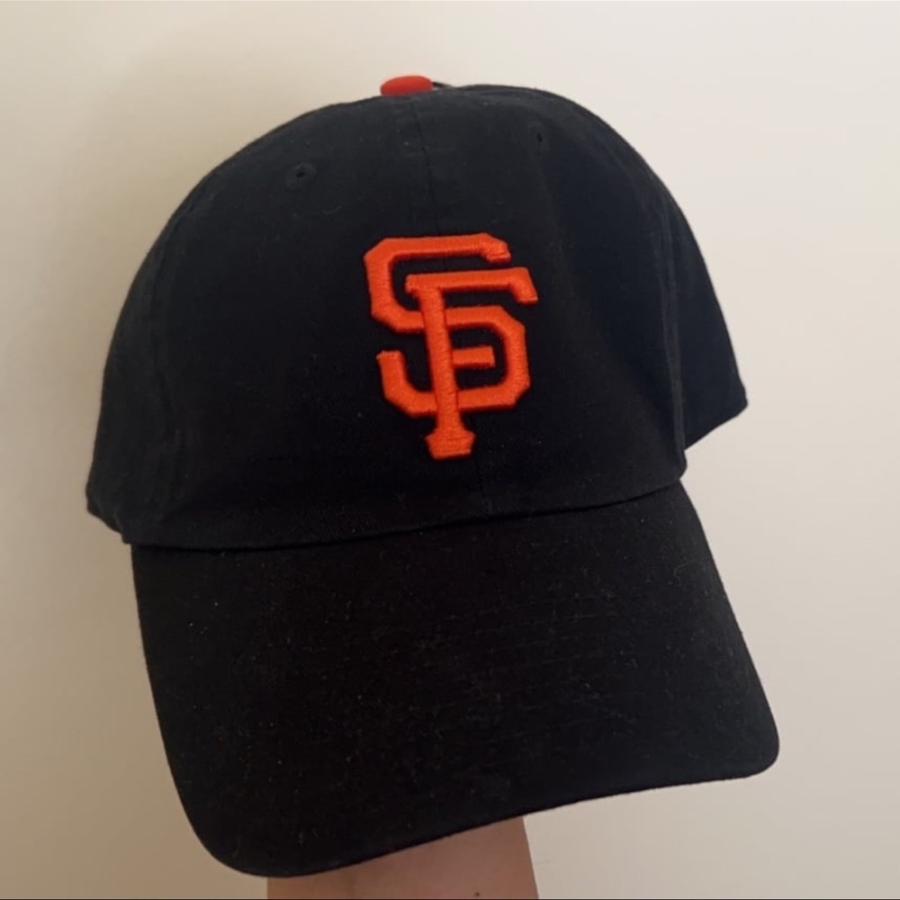 Black Cap with Orange SF Giants Logo
